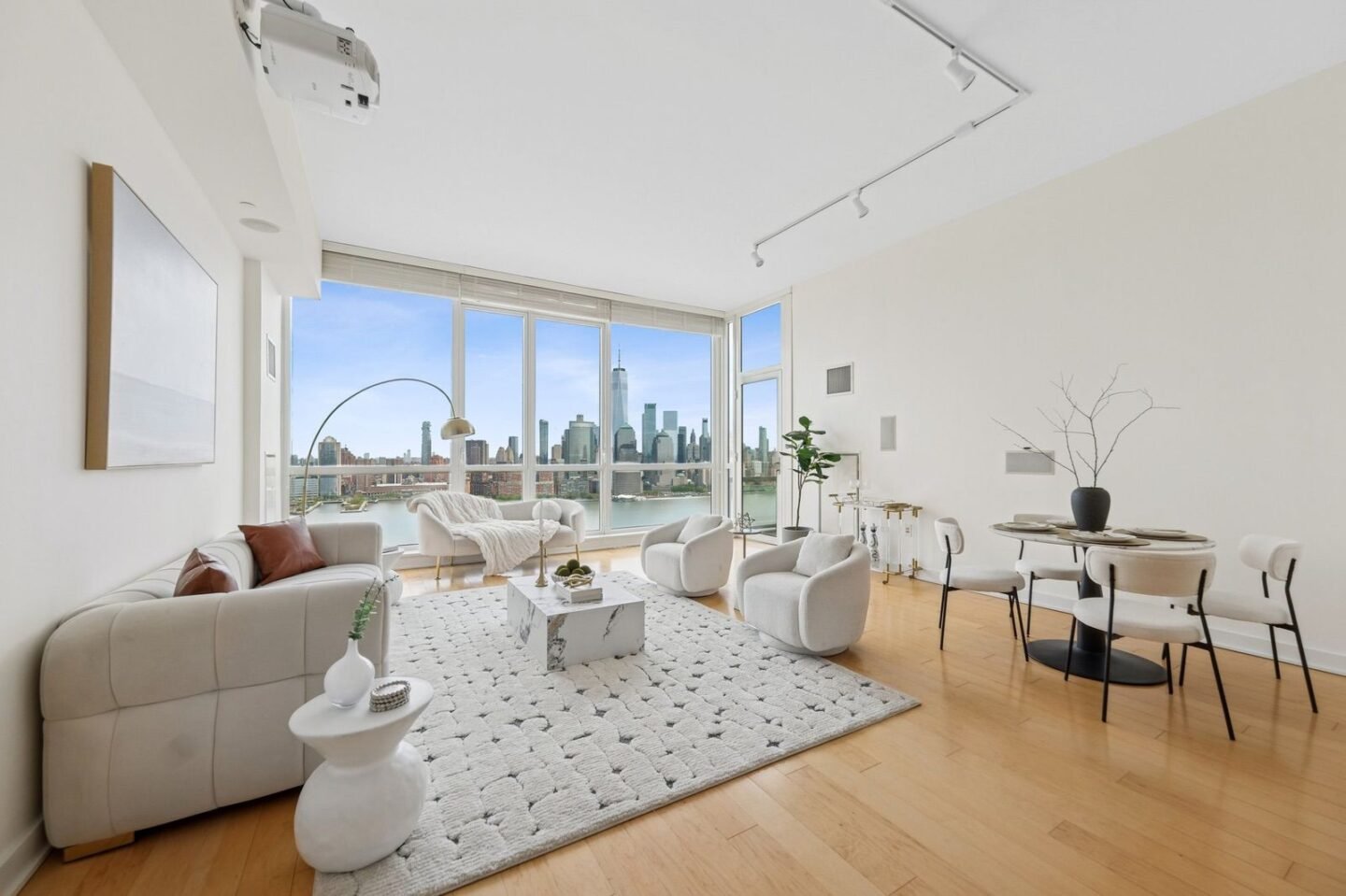 A professionally managed furnished condo with a skyline view